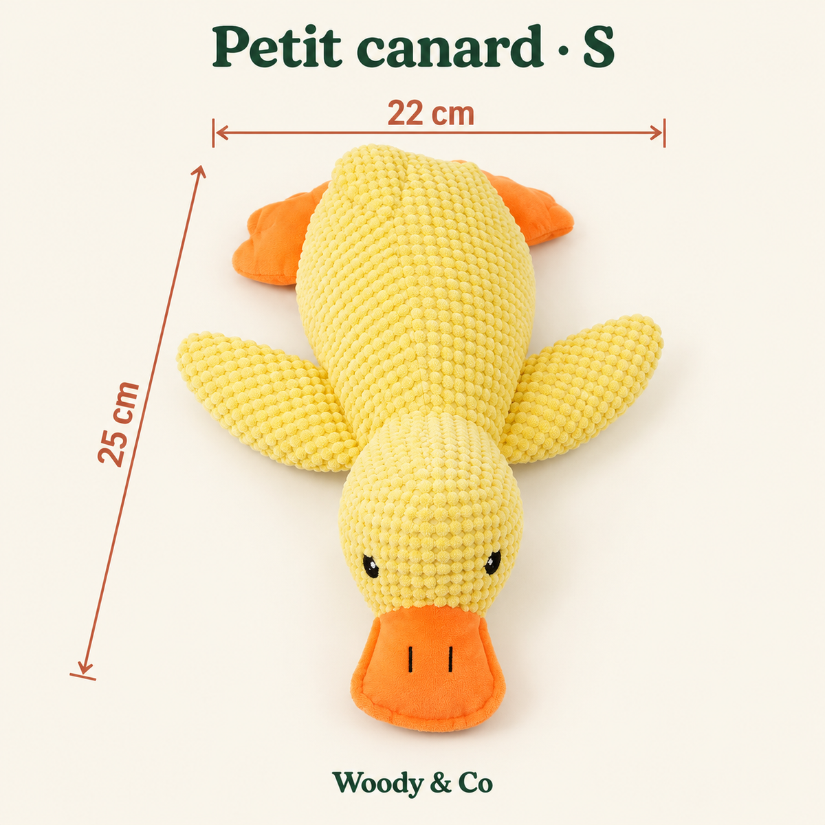 Canard en peluche pour chien