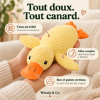 Canard en peluche pour chien