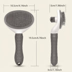 Dimensions de la brosse : 19,5 cm de long, tête de 10,5 cm