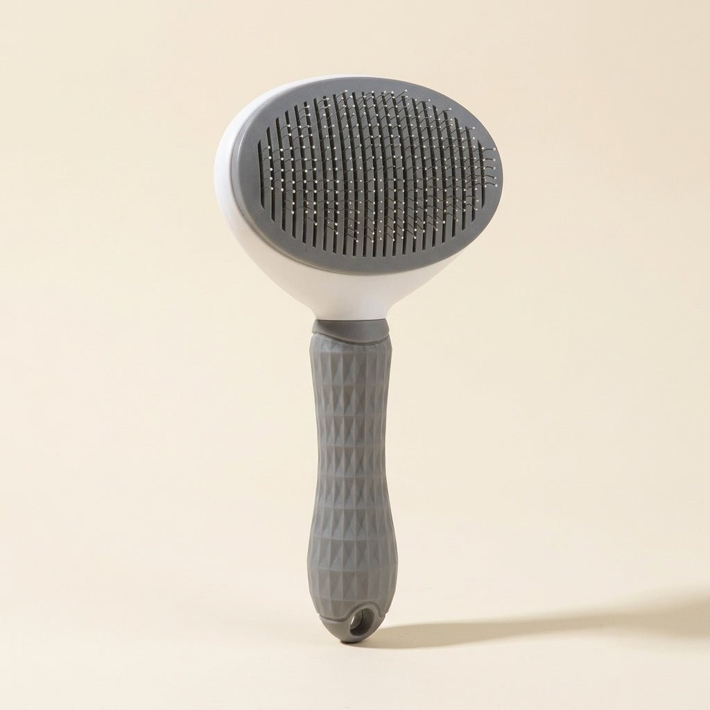 Brosse autonettoyante, coloris gris