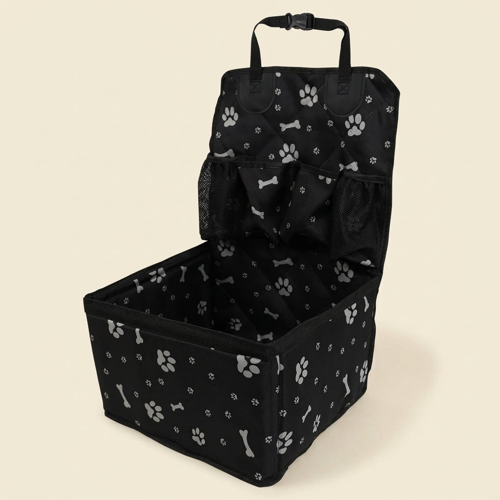 Siège auto pour petit chien, coloris noir